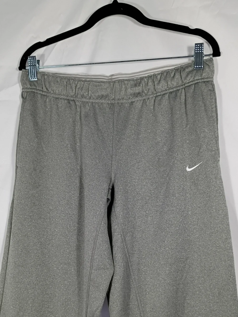 EUC Nike Gray Side Zip Sweatpants Mens Size Medium Athleisure Lounge Athletic